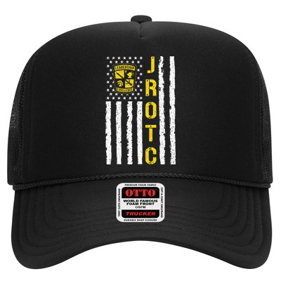 Army JROTC American Flag Junior ROTC Leadership Excellence Trucker Hat