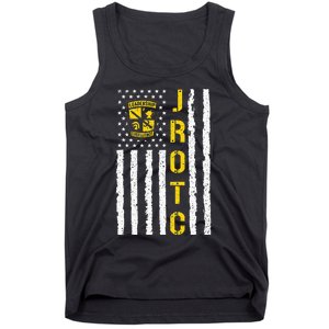 Army JROTC American Flag Junior ROTC Leadership Excellence Tank Top