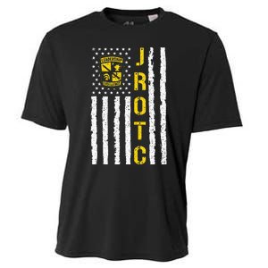 Army JROTC American Flag Junior ROTC Leadership Excellence Cooling Performance Crew T-Shirt