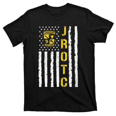 Army JROTC American Flag Junior ROTC Leadership Excellence T-Shirt