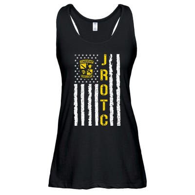 Army JROTC American Flag Junior ROTC Leadership Excellence Ladies Essential Flowy Tank