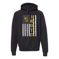 Army JROTC American Flag Junior ROTC Leadership Excellence Premium Hoodie