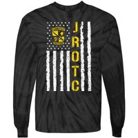 Army JROTC American Flag Junior ROTC Leadership Excellence Tie-Dye Long Sleeve Shirt