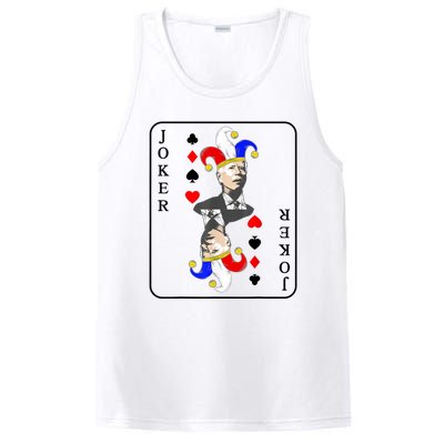 Anti Joe Biden Funny Biden Joker Playing Card PosiCharge Competitor Tank