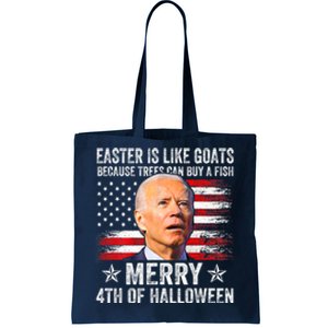 Anti Joe Biden Merry 4th Of Easter 4th Of July Merry 4th Of Faster Tote Bag