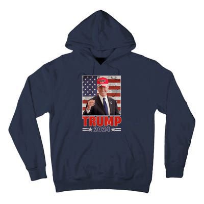 Anti Joe Biden Funny Conservative Donald Trump 2024 Tall Hoodie