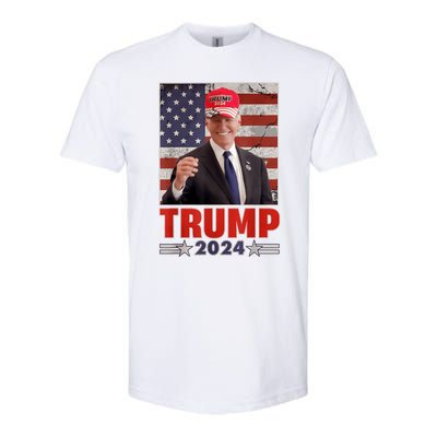 Anti Joe Biden Funny Conservative Donald Trump 2024 Softstyle CVC T-Shirt