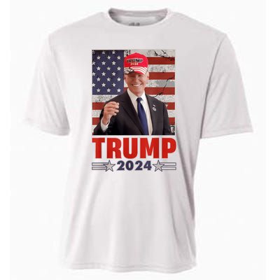 Anti Joe Biden Funny Conservative Donald Trump 2024 Cooling Performance Crew T-Shirt