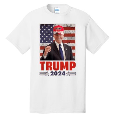 Anti Joe Biden Funny Conservative Donald Trump 2024 Tall T-Shirt