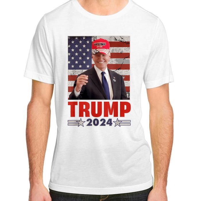 Anti Joe Biden Funny Conservative Donald Trump 2024 Adult ChromaSoft Performance T-Shirt