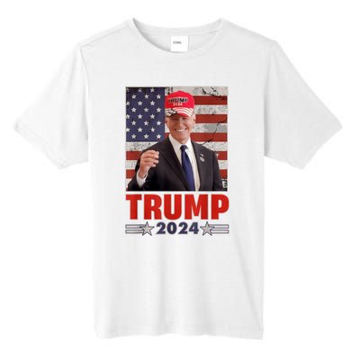 Anti Joe Biden Funny Conservative Donald Trump 2024 Tall Fusion ChromaSoft Performance T-Shirt