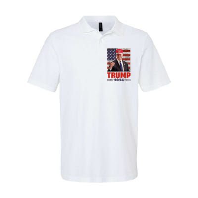 Anti Joe Biden Funny Conservative Donald Trump 2024 Softstyle Adult Sport Polo