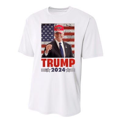 Anti Joe Biden Funny Conservative Donald Trump 2024 Performance Sprint T-Shirt