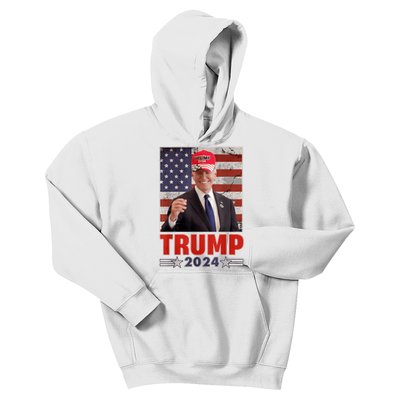 Anti Joe Biden Funny Conservative Donald Trump 2024 Kids Hoodie