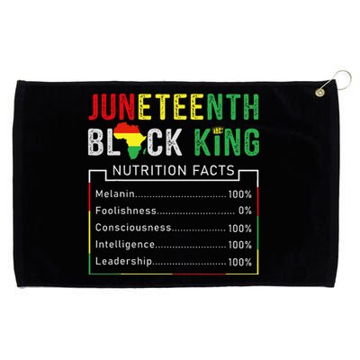 Awesome Juneteenth Black King Melanin Fathers Day Grommeted Golf Towel