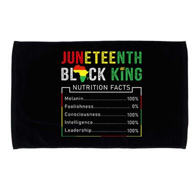 Awesome Juneteenth Black King Melanin Fathers Day Microfiber Hand Towel