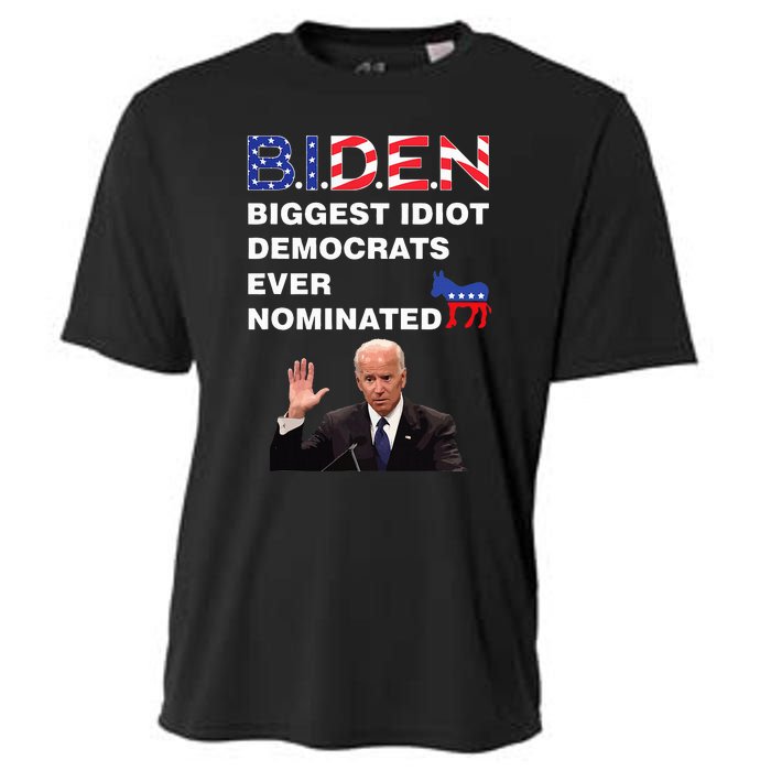 Anti Joe Biden 2020 Gaffe Sleepy Funny President Trump Maga Cooling Performance Crew T-Shirt