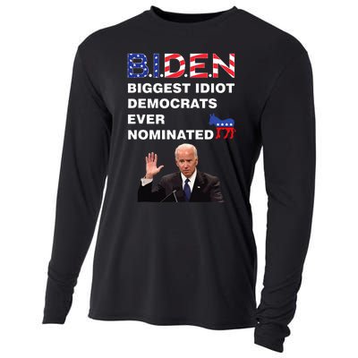 Anti Joe Biden 2020 Gaffe Sleepy Funny President Trump Maga Cooling Performance Long Sleeve Crew