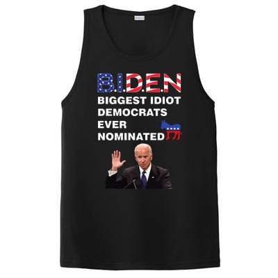 Anti Joe Biden 2020 Gaffe Sleepy Funny President Trump Maga PosiCharge Competitor Tank