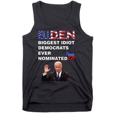 Anti Joe Biden 2020 Gaffe Sleepy Funny President Trump Maga Tank Top