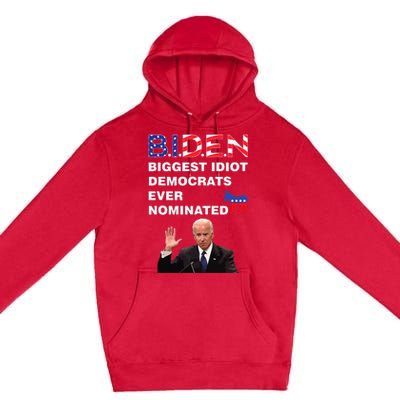 Anti Joe Biden 2020 Gaffe Sleepy Funny President Trump Maga Premium Pullover Hoodie