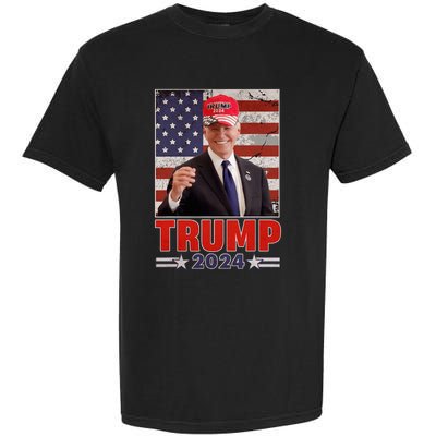 Anti Joe Biden Funny Conservative Donald Trump 2024 Garment-Dyed Heavyweight T-Shirt