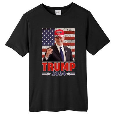 Anti Joe Biden Funny Conservative Donald Trump 2024 Tall Fusion ChromaSoft Performance T-Shirt