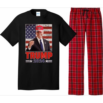 Anti Joe Biden Funny Conservative Donald Trump 2024 Pajama Set