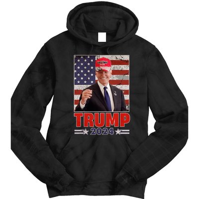 Anti Joe Biden Funny Conservative Donald Trump 2024 Tie Dye Hoodie