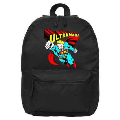 Anti Joe Biden Ultra Maga Funny Pro Trump Maga Super King 16 in Basic Backpack