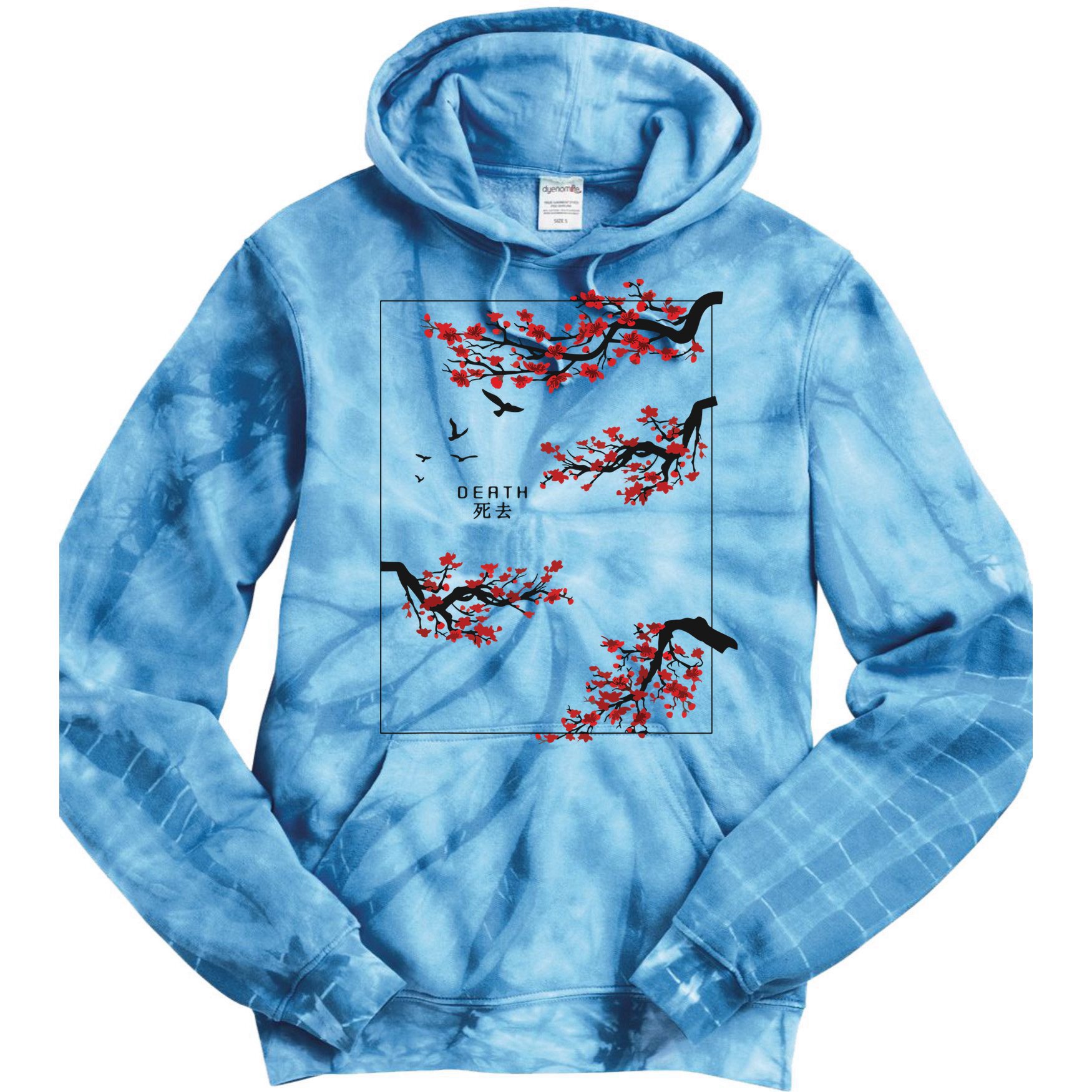 Aesthetic Japan Bonsai Korean Vaporwave Clothes Streetwear Tie Dye Hoodie