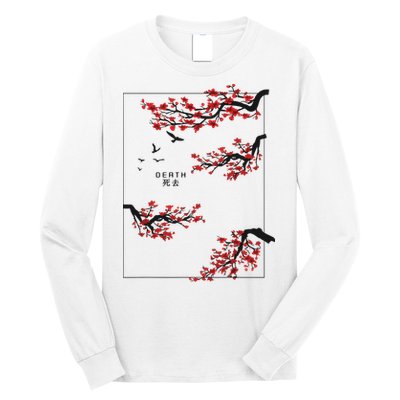Aesthetic Japan Bonsai Korean Vaporwave Clothes Streetwear Long Sleeve Shirt