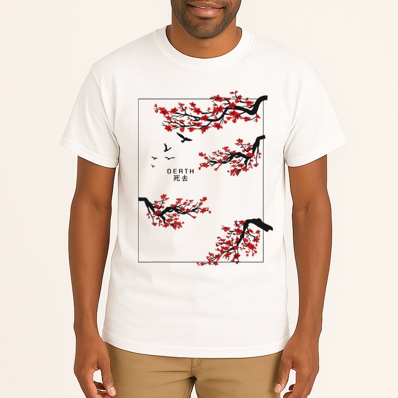 Aesthetic Japan Bonsai Korean Vaporwave Clothes Streetwear Tall T-Shirt