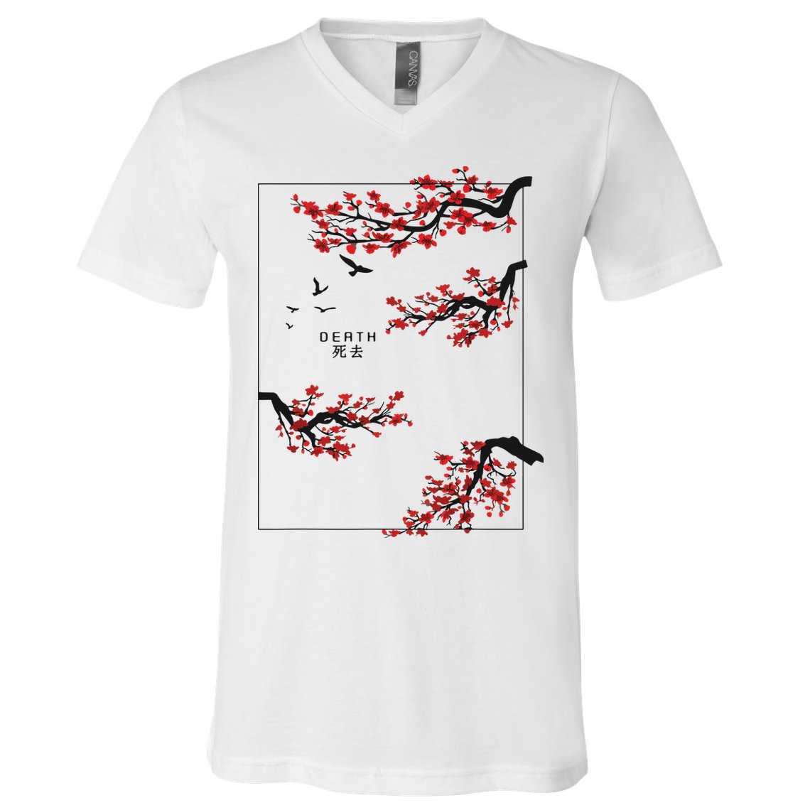 Aesthetic Japan Bonsai Korean Vaporwave Clothes Streetwear V-Neck T-Shirt