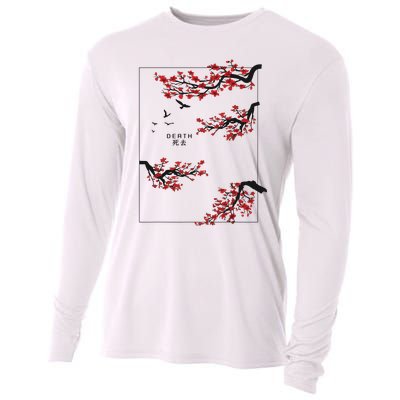 Aesthetic Japan Bonsai Korean Vaporwave Clothes Streetwear Cooling Performance Long Sleeve Crew