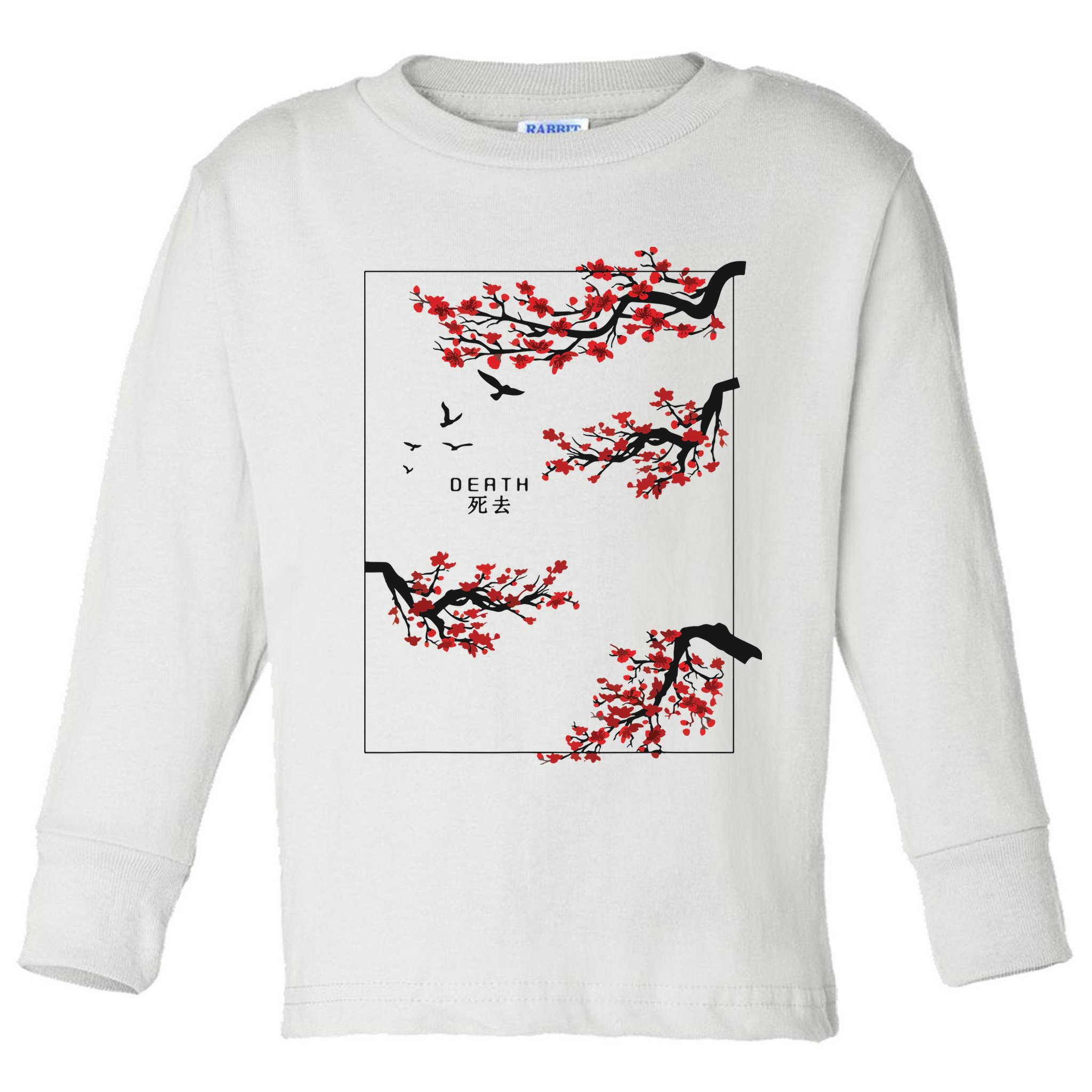 Aesthetic Japan Bonsai Korean Vaporwave Clothes Streetwear Toddler Long Sleeve Shirt