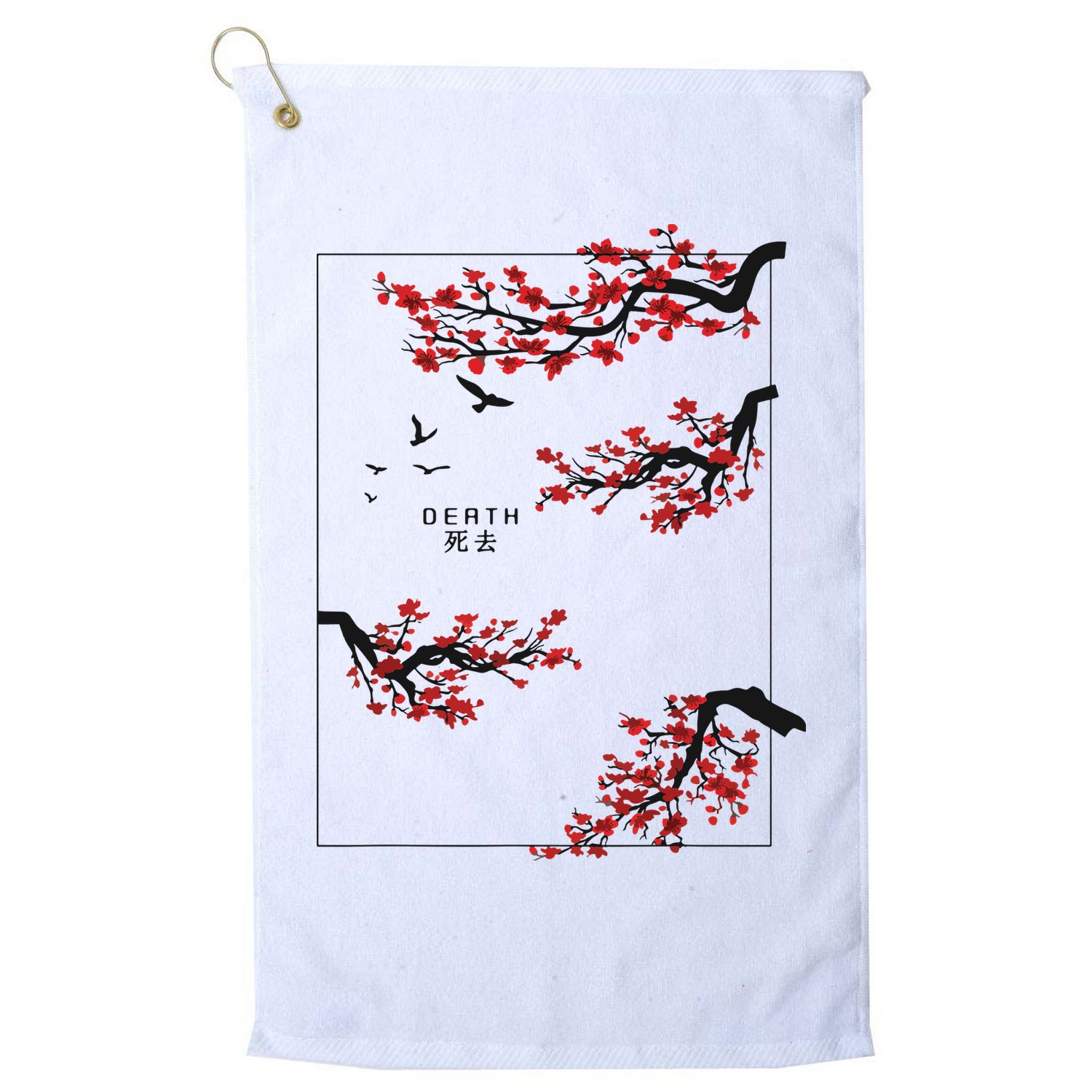 Aesthetic Japan Bonsai Korean Vaporwave Clothes Streetwear Golf Towel
