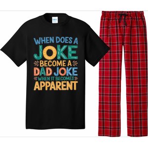 A Joke Becomes A Dad Joke When It Becomes Apparent Pajama Set