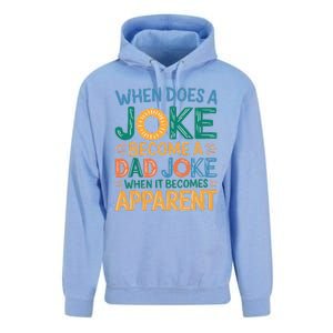 A Joke Becomes A Dad Joke When It Becomes Apparent Unisex Surf Hoodie