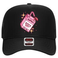 Astarions Juice Box Astarion BaldurS Gate 3 High Crown Mesh Back Trucker Hat