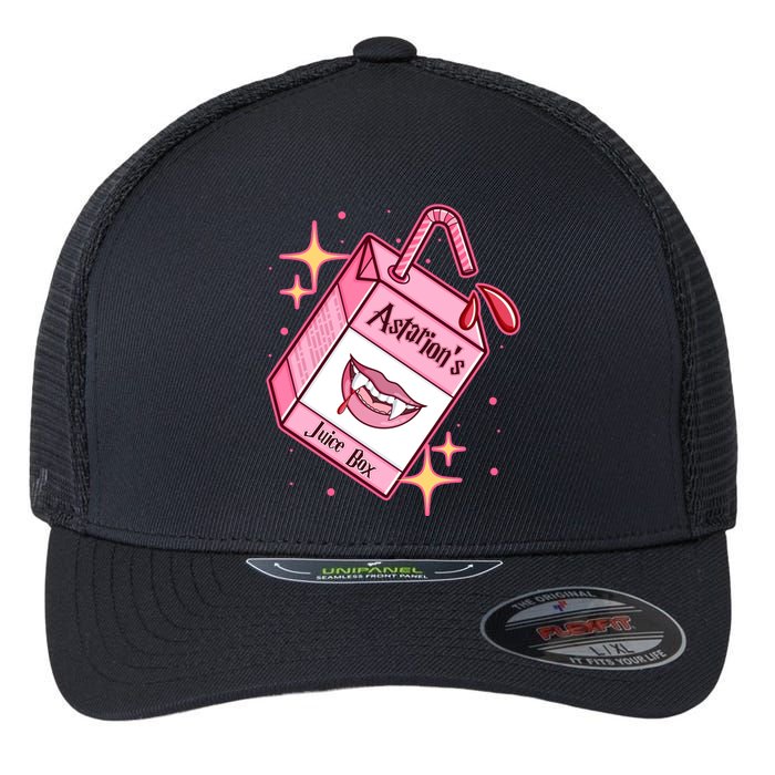 Astarions Juice Box Astarion BaldurS Gate 3 Flexfit Unipanel Trucker Cap