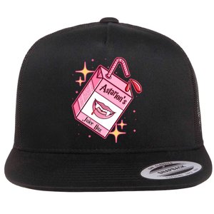 Astarions Juice Box Astarion BaldurS Gate 3 Flat Bill Trucker Hat