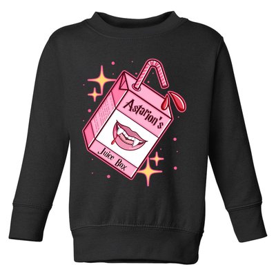 Astarions Juice Box Astarion BaldurS Gate 3 Toddler Sweatshirt