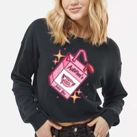 Astarions Juice Box Astarion BaldurS Gate 3 Cropped Pullover Crew