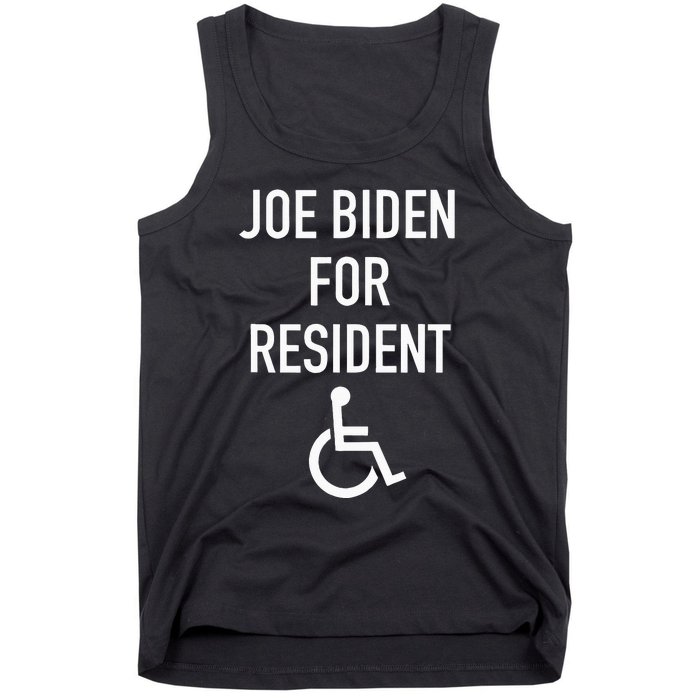 Anti Joe Biden Republican Design Joe Biden For Resident Tank Top