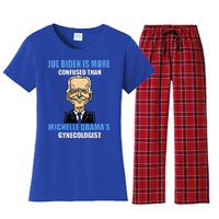 Anti Joe Biden Is More Confused Than ObamaS Gynecologist Women's Flannel Pajama Set