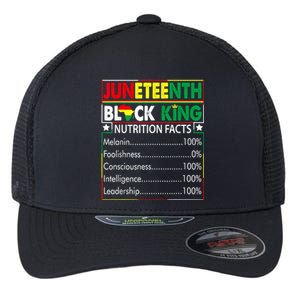 Awesome Juneteenth Black King Melanin Fathers Day Flexfit Unipanel Trucker Cap