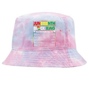 Awesome Juneteenth Black King Melanin Fathers Day Tie-Dyed Bucket Hat