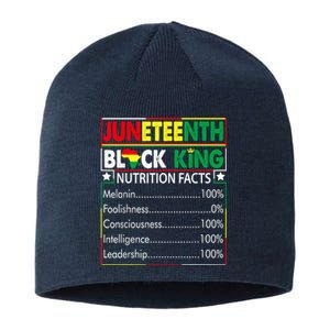 Awesome Juneteenth Black King Melanin Fathers Day Sustainable Beanie