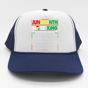 Awesome Juneteenth Black King Melanin Fathers Day Trucker Hat